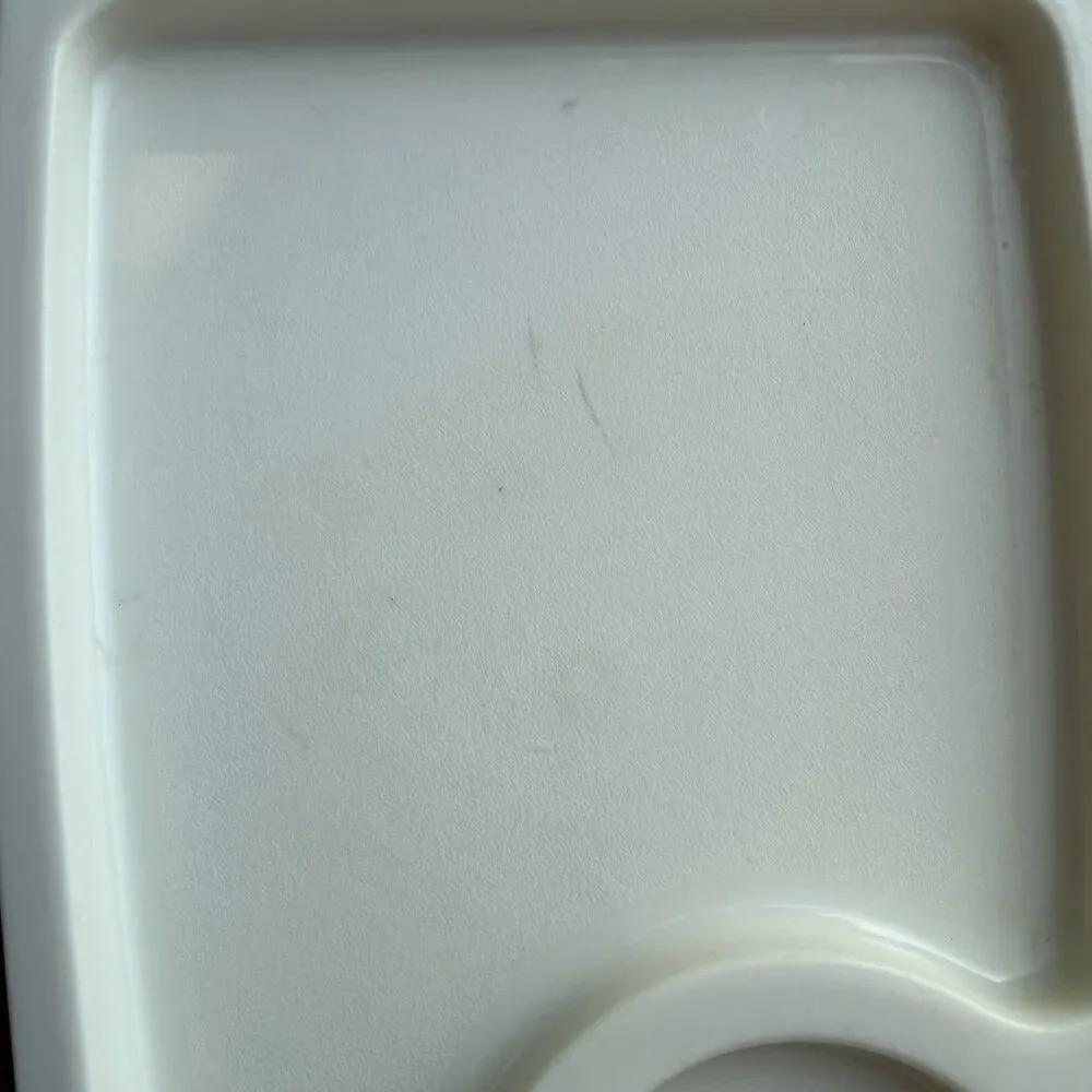 Vintage Fremware No 808 Melamine TV Dinner Snack Trays Set 4 Red White